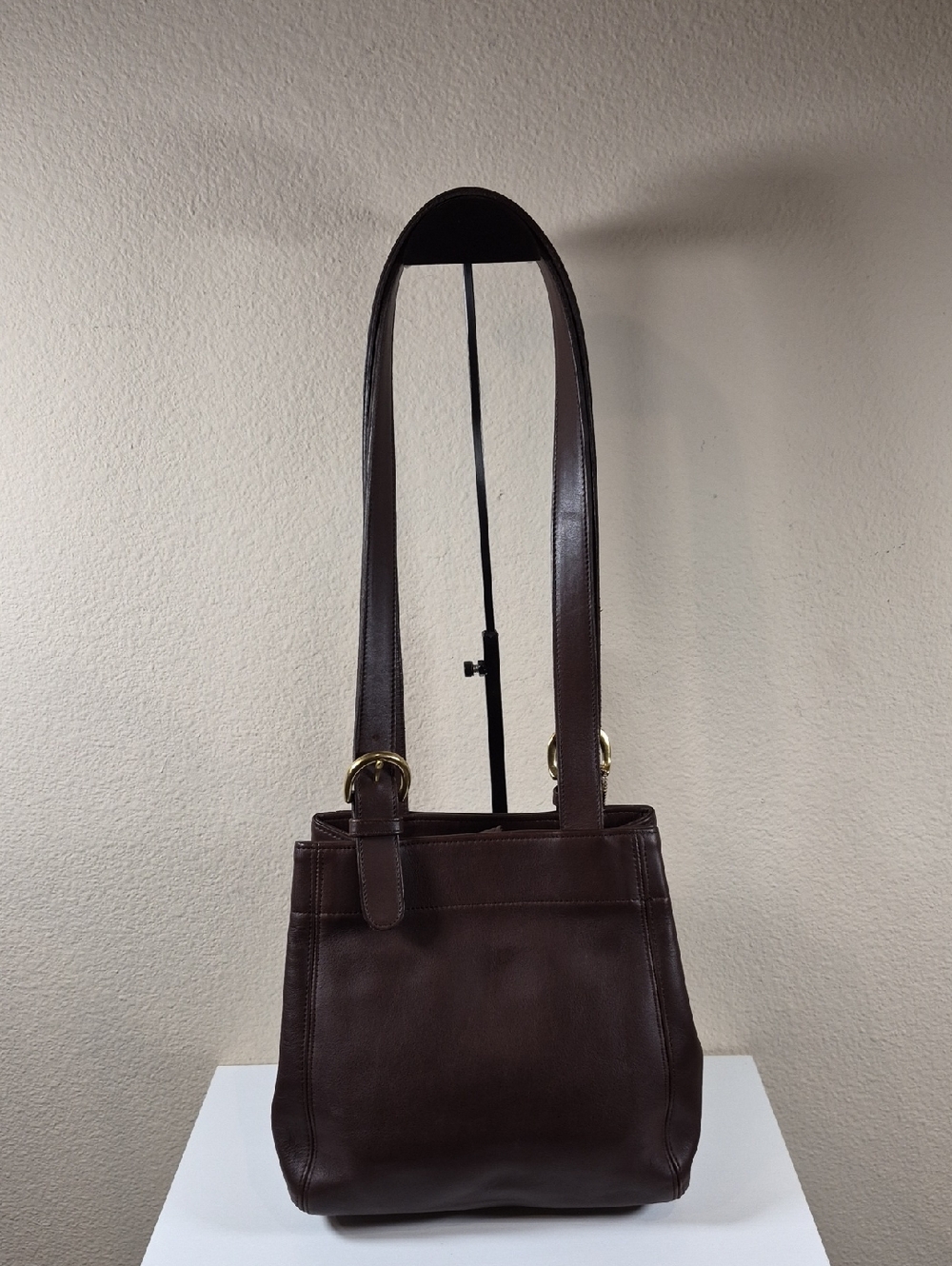 Vintage Coach Mahogany Buckle Bag #4157 - Picture 10 of 11